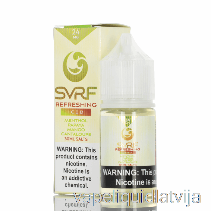 Ledus Atsvaidzinošs Līdzeklis - Svrf Salts E-šķidrums - 30ml 48mg Vape šķidrums